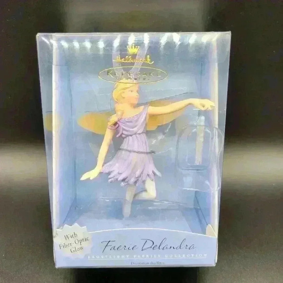 2001 Frostlight Faeries Fairy Delandra Hallmark Ornament - Picture 1 of 10